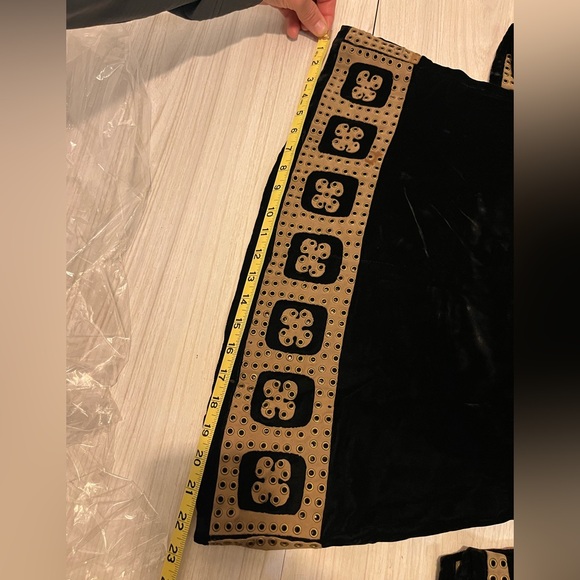 Elegant 60s velvet mini dress from London - Picture 14 of 14